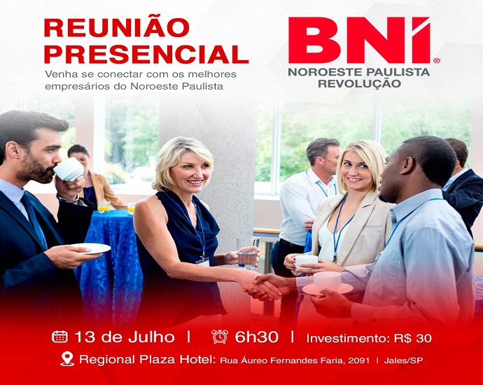 BNI: Grupo de Empresários volta a se reunir presencialmente