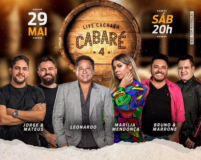 SHOWZÃO: quatro grandes cantores sertanejos estarão juntos em live no próximo sábado