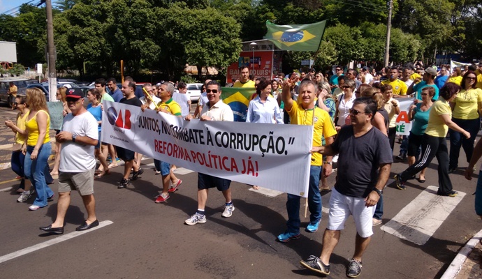 VERDE E AMARELO: Jales terá manifestação contra a corrupção e o governo 