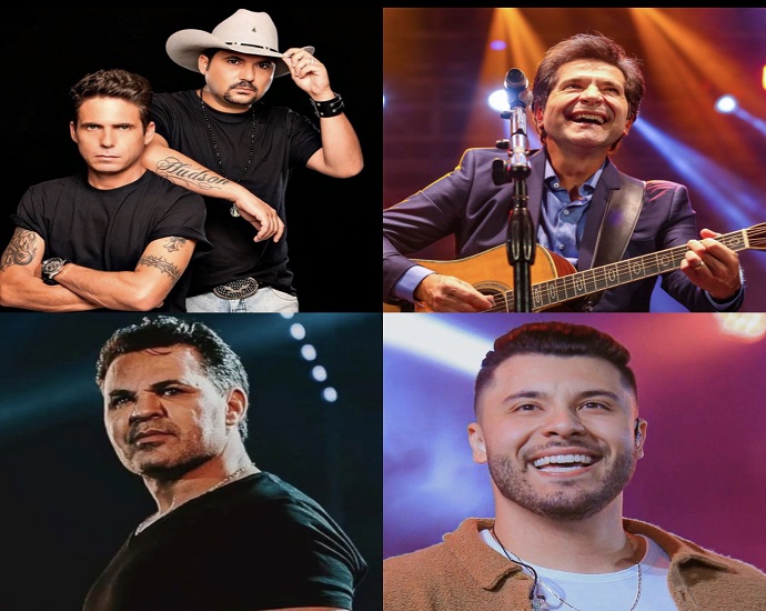 EXPO JALES: festão será de graça e terá shows de Murilo Huff, Daniel, Open Farra, Eduardo Costa e Edson e Hudson