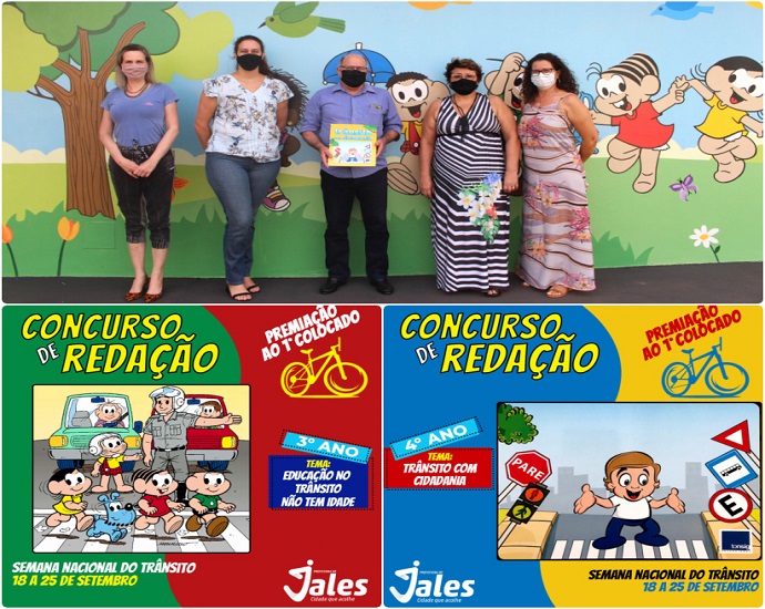 JALES: Prefeitura lança concurso de redação para alunos da rede municipal na Semana Nacional do Trânsito